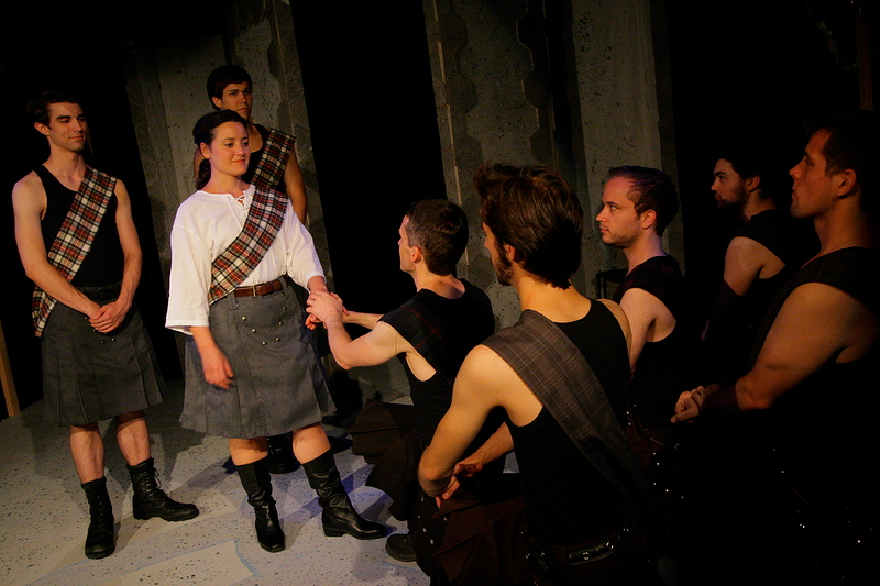 Cast of Macbeth (photo by Ben Strothmann)